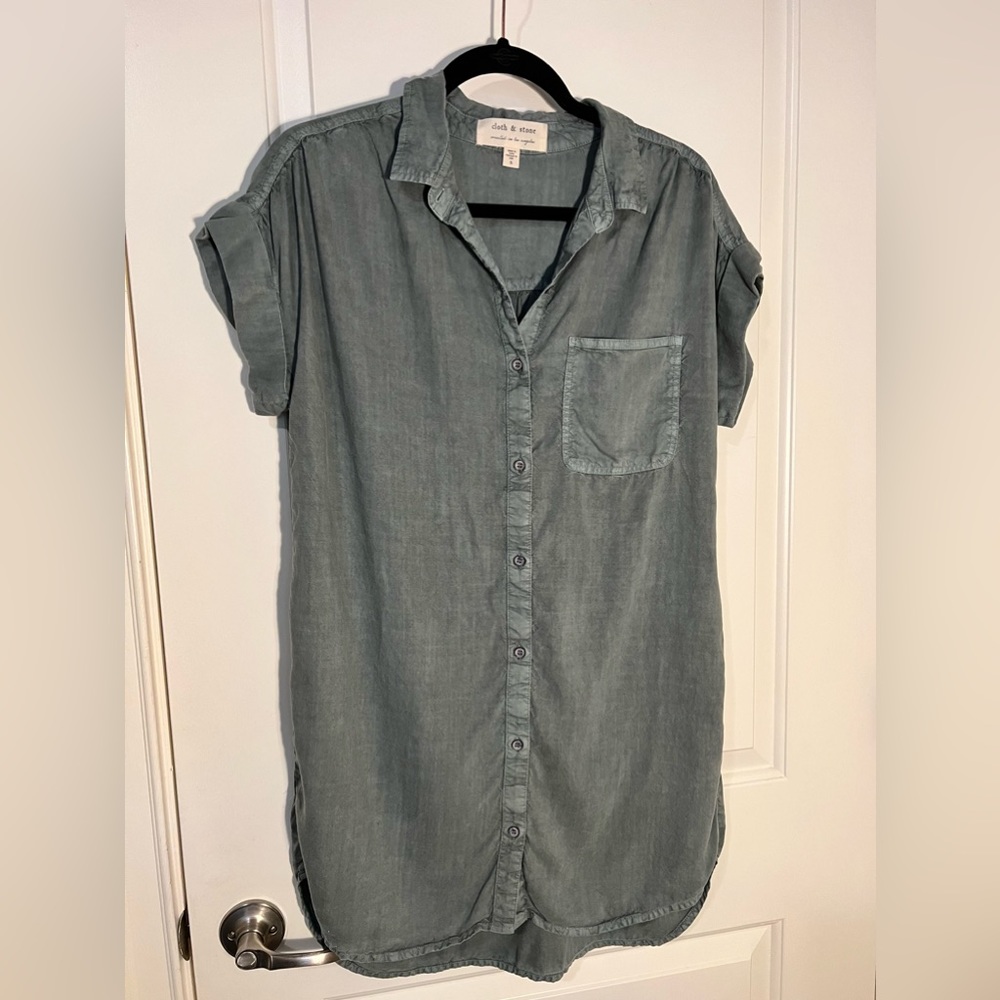 Anthropologie Cloth & Stone Button Down Dress